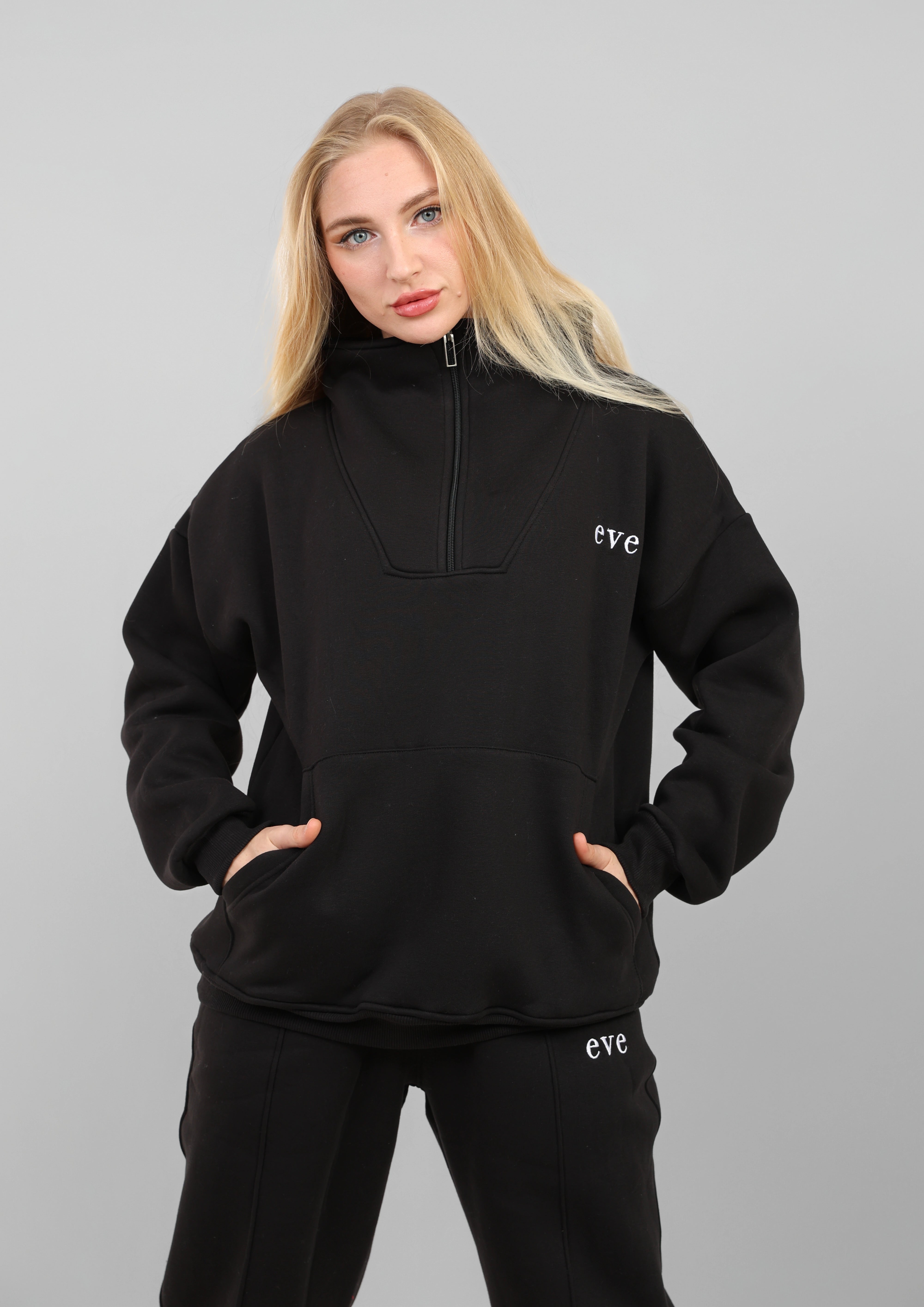 Everyday 1/4 Zip Jumper Oversized