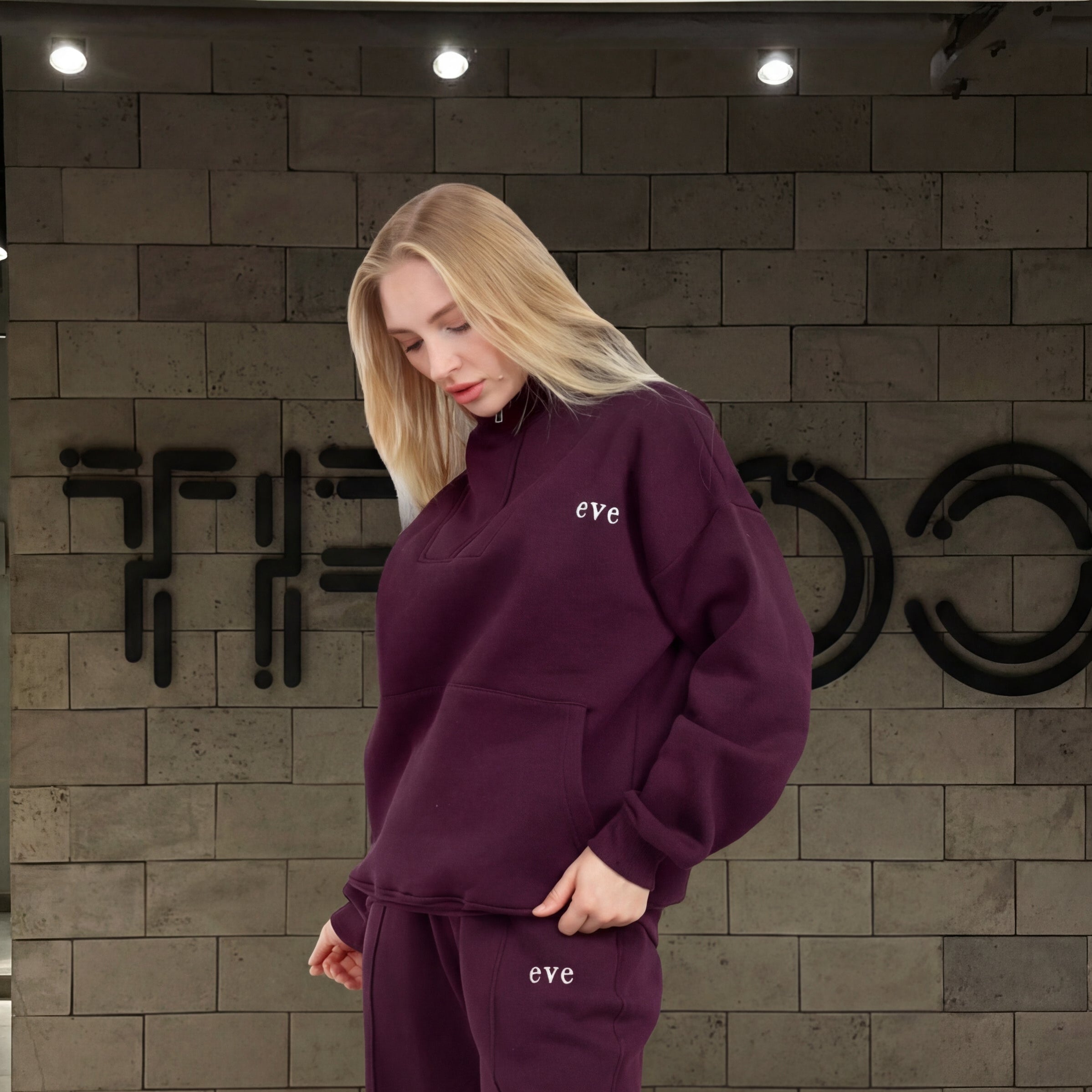 Everyday 1/4 Zip Jumper Oversized