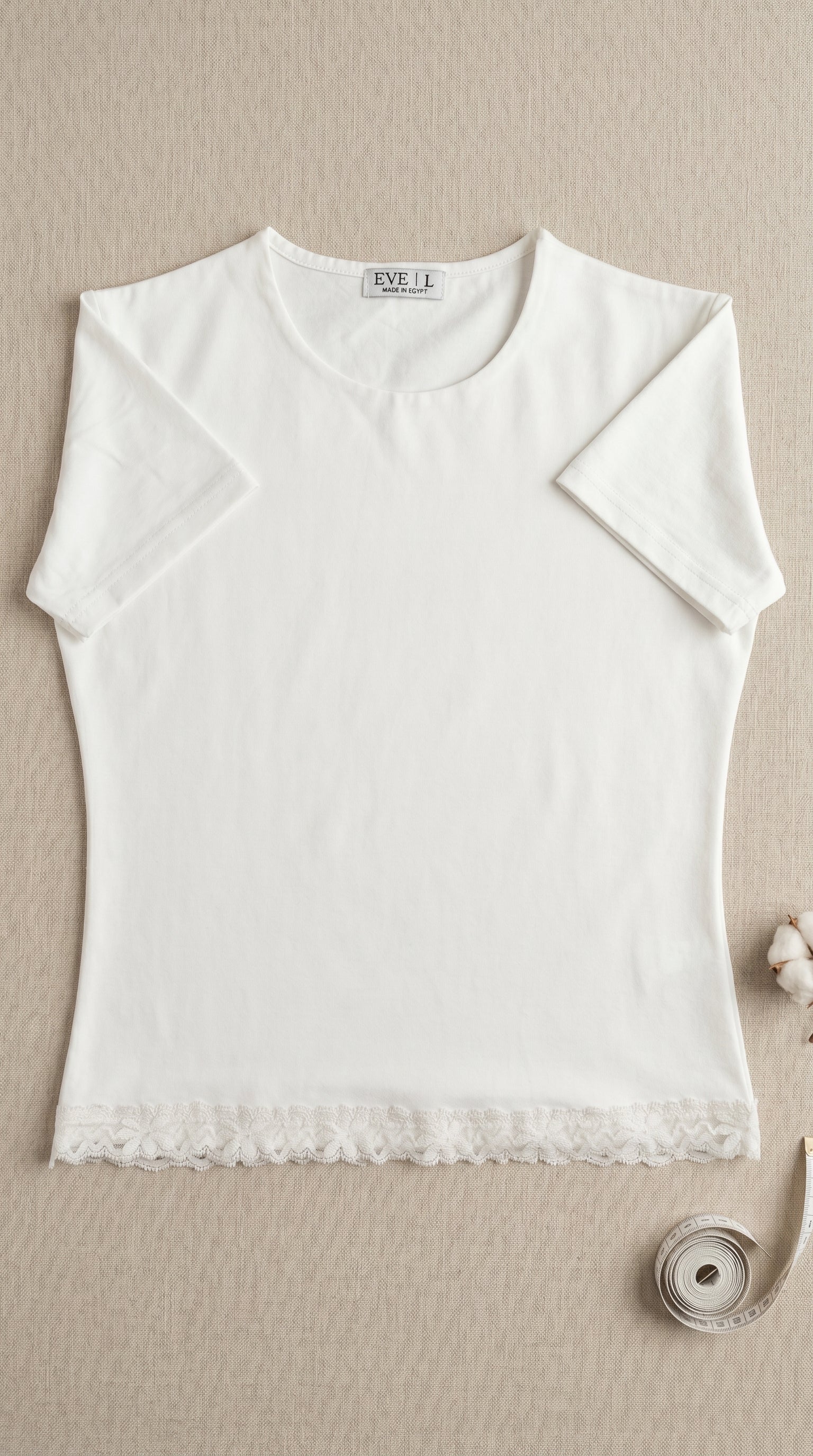 The Lace Hem Tee