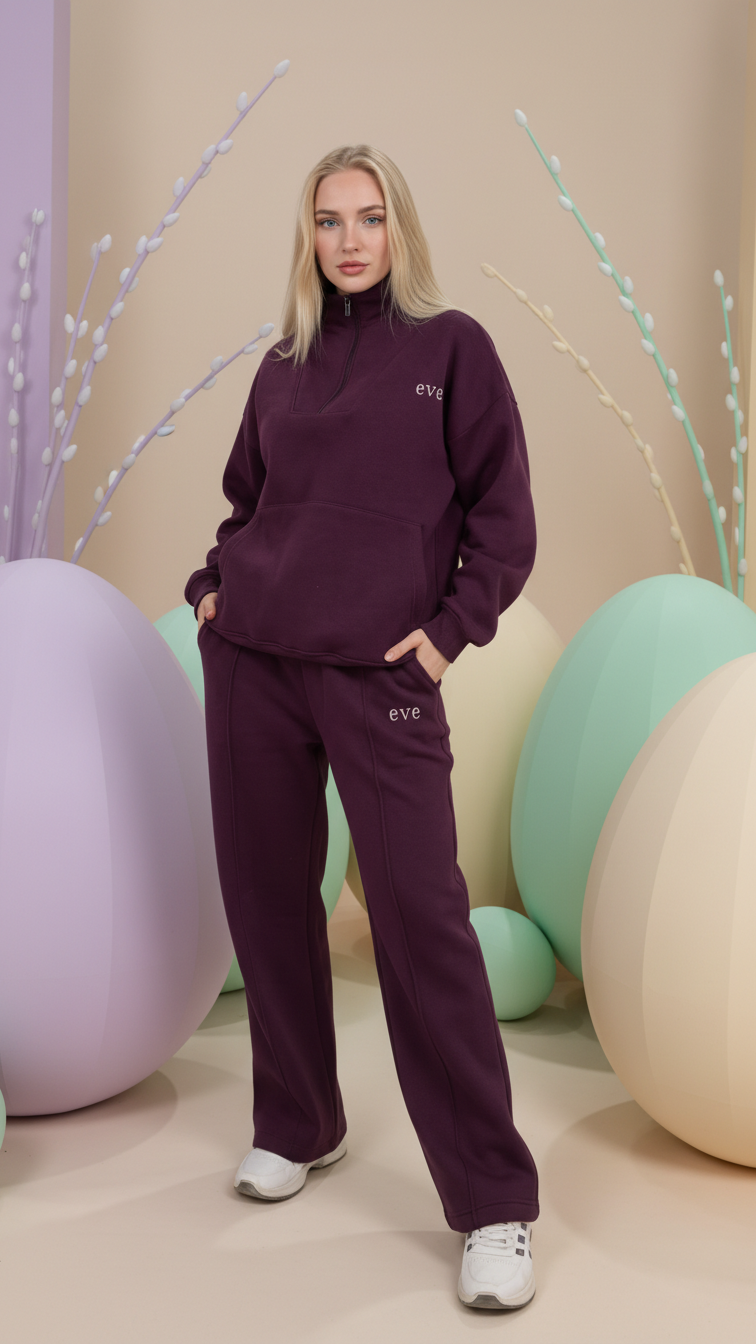 Everyday 1/4 Zip Jumper Oversized