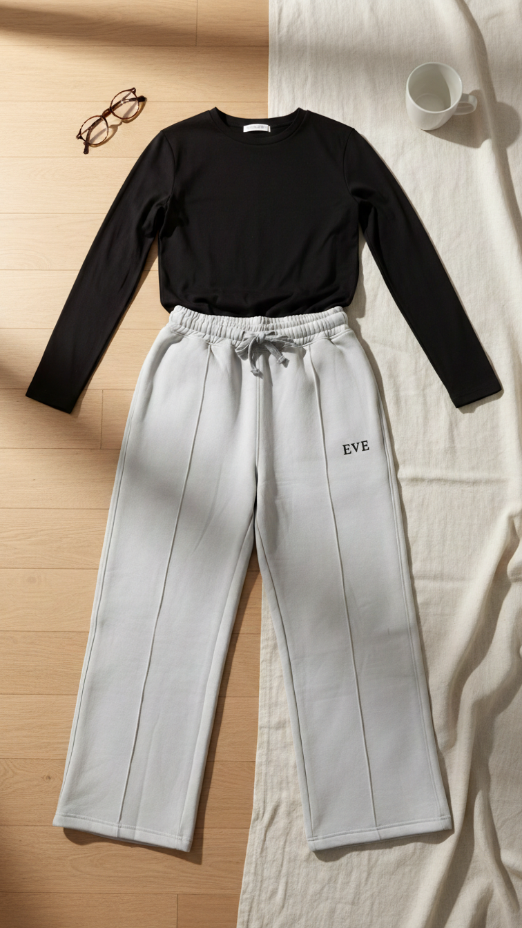 Fitted Boat Neck Long-Sleeve