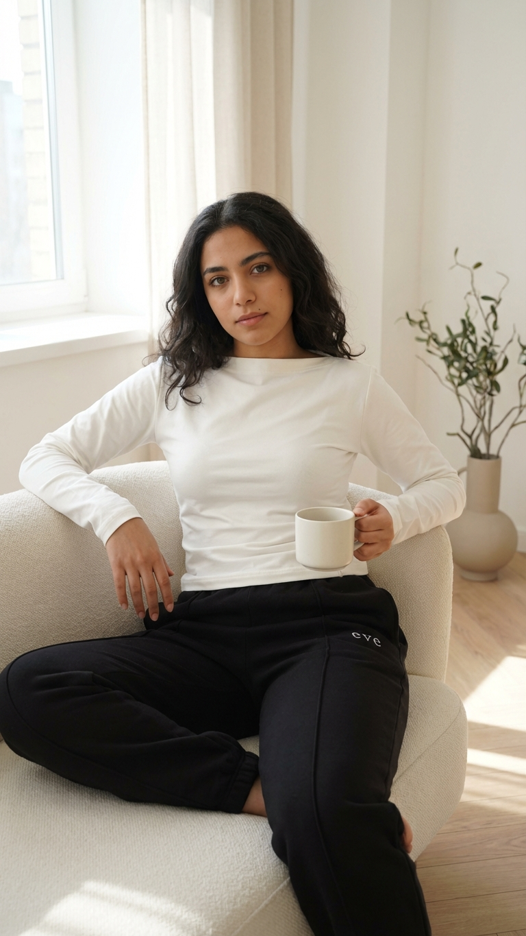 Fitted Boat Neck Long-Sleeve