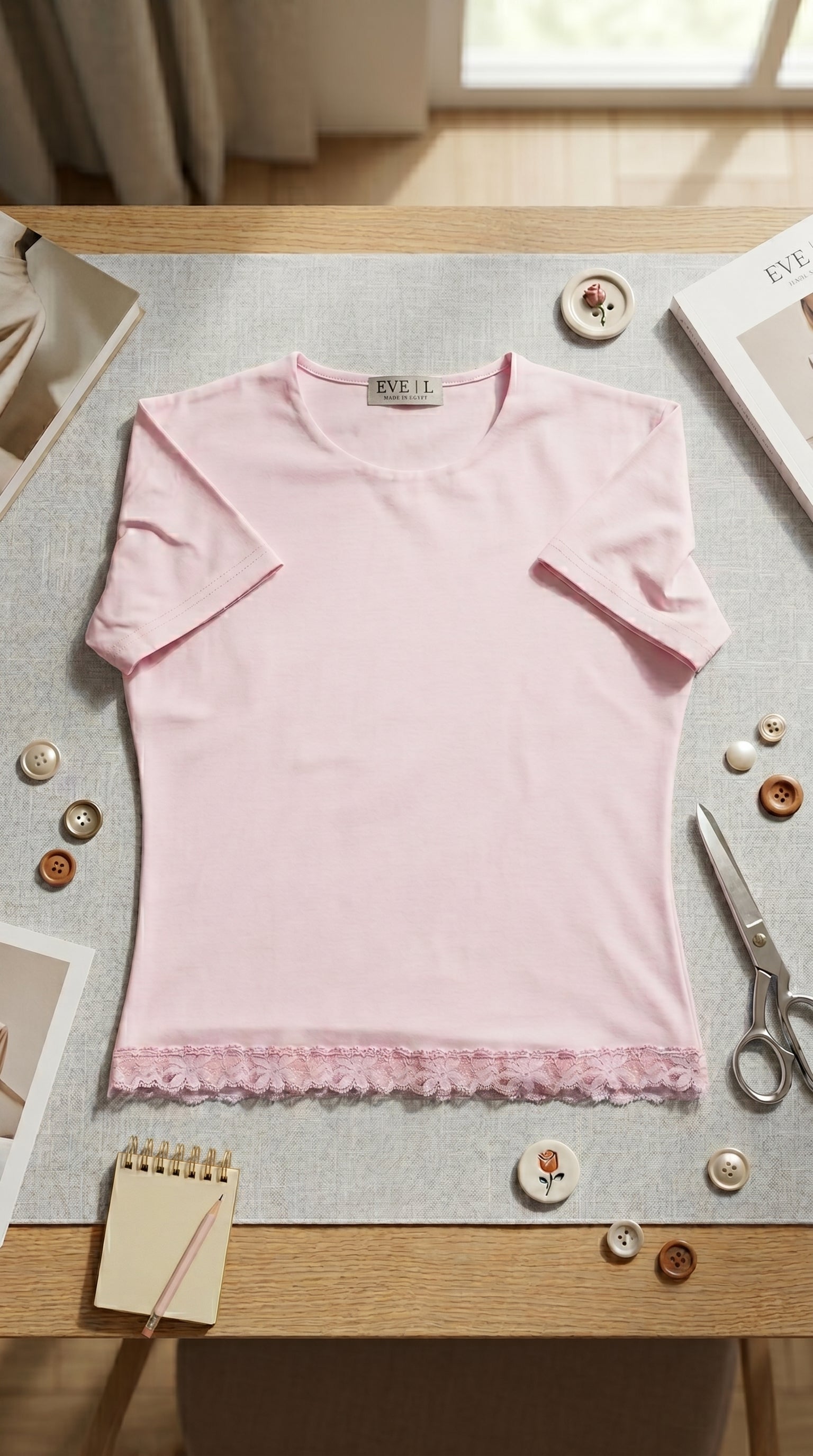 The Lace Hem Tee